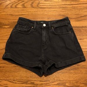 NWOT PacSun Black Mom Shorts